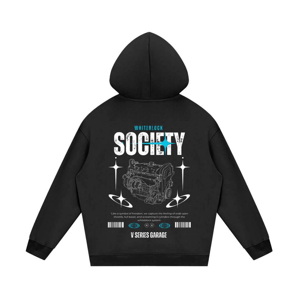 Whiteblock society Unisex Fleece Hoodie